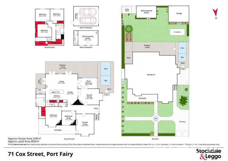 Floorplan of Homely house listing, 71 Cox Street, Port Fairy VIC 3284