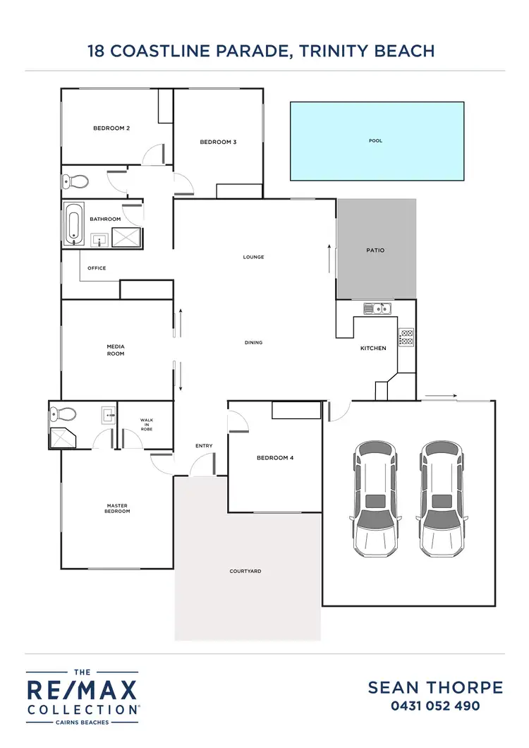 Floorplan of Homely house listing, 18 Coastline Parade, Trinity Beach QLD 4879