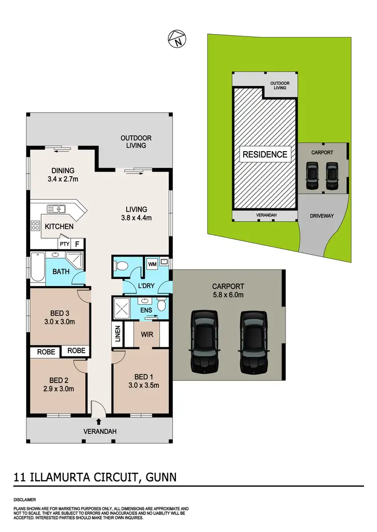 Floorplan of Homely house listing, 11 Illamurta Circuit, Gunn NT 832