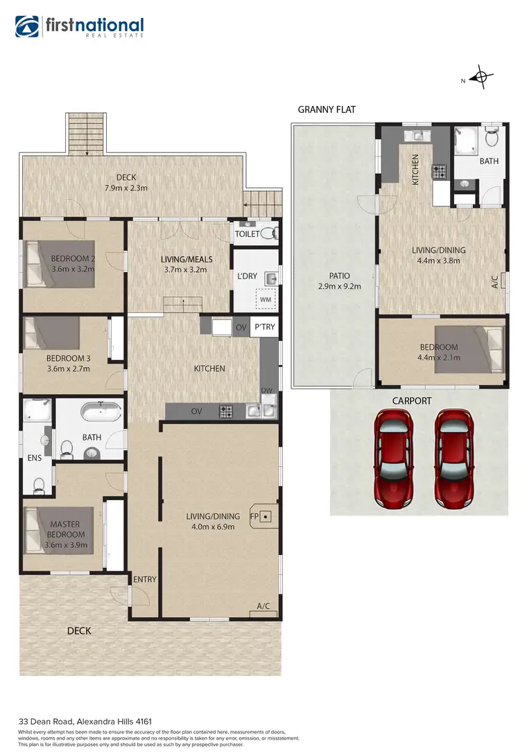 Floorplan of Homely house listing, 33 Dean Road, Alexandra Hills QLD 4161