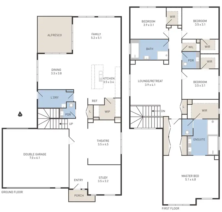 Floorplan of Homely house listing, 17/17-21 Carmine Circuit, Burnside VIC 3023