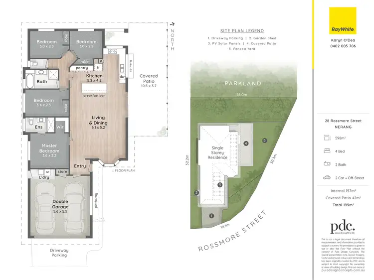 Floorplan of Homely house listing, 28 Rossmore Street, Nerang QLD 4211