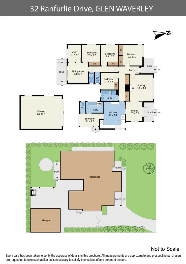Floorplan of Homely house listing, 32 Ranfurlie Drive, Glen Waverley VIC 3150