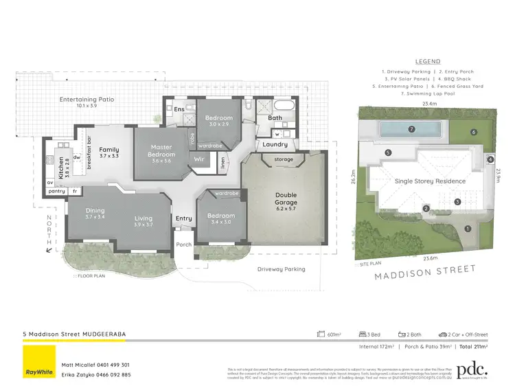 Floorplan of Homely house listing, 5 Maddison Street, Mudgeeraba QLD 4213