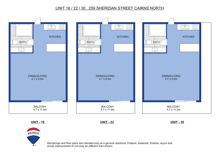 Floorplan of Homely unit listing, 16,22,30/259 Sheridan Street, Cairns North QLD 4870