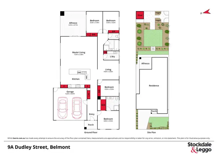 Floorplan of Homely house listing, 9a Dudley Street, Belmont VIC 3216