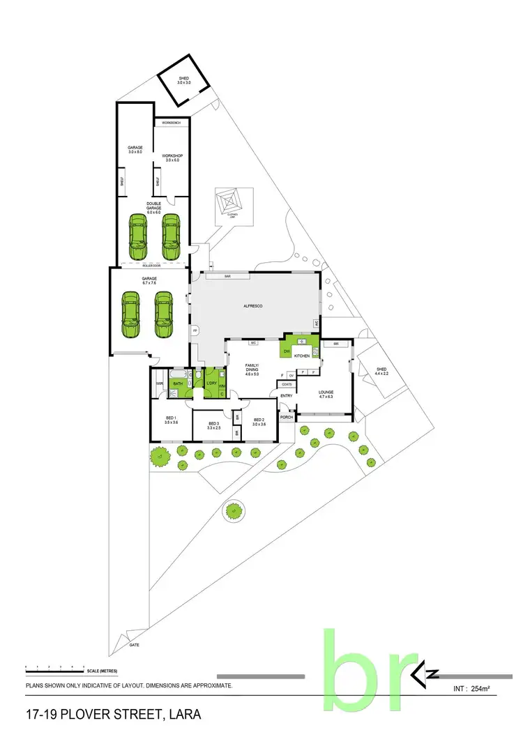 Floorplan of Homely house listing, 17-19 Plover Street, Lara VIC 3212
