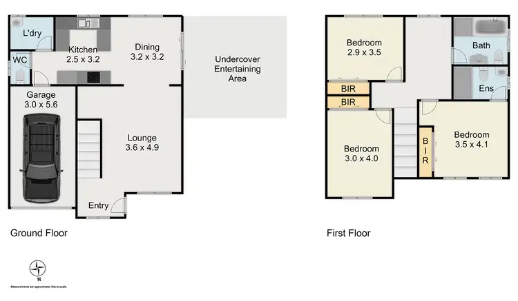 Floorplan of Homely townhouse listing, 4/62 Derby Street, Rooty Hill NSW 2766