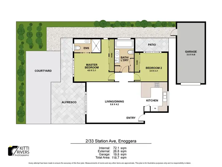 Floorplan of Homely unit listing, 2/33 Station Avenue, Gaythorne QLD 4051