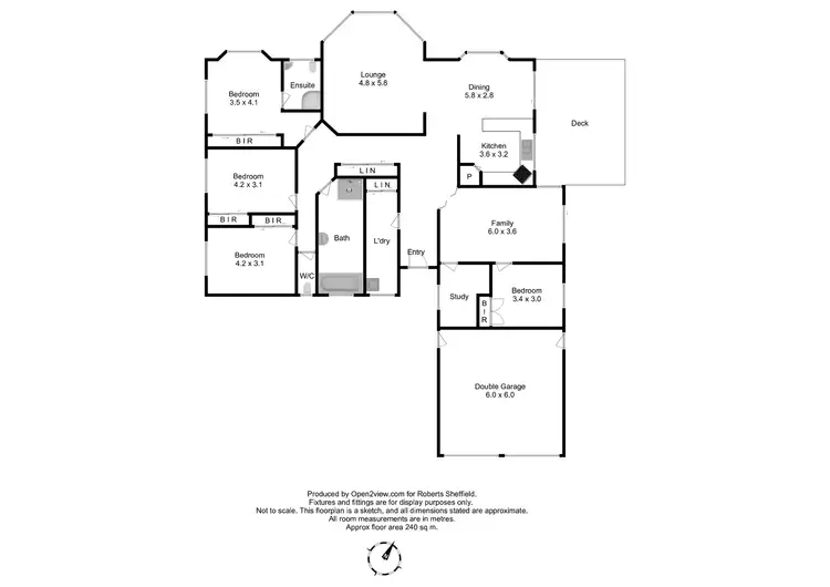 Floorplan of Homely rural property listing, 5327 Frankford Road, Moriarty TAS 7307