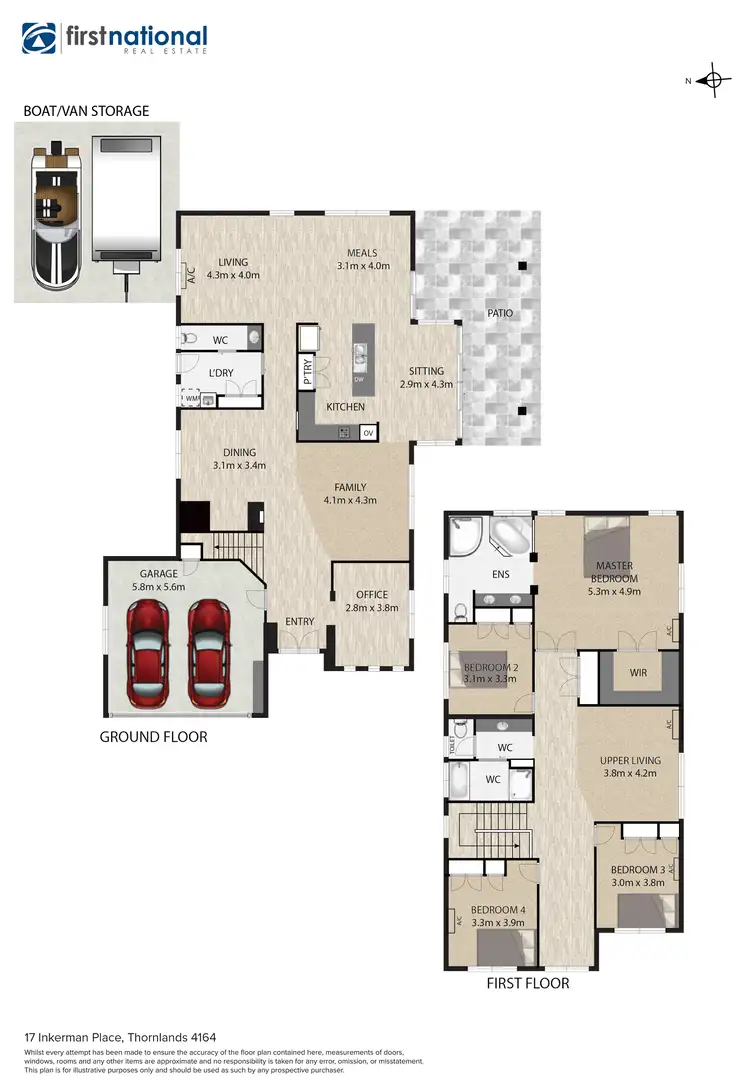 Floorplan of Homely house listing, 17 Inkerman Place, Thornlands QLD 4164