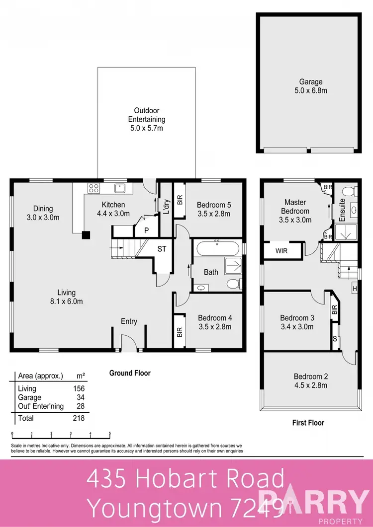 Floorplan of Homely house listing, 435 Hobart Road, Youngtown TAS 7249