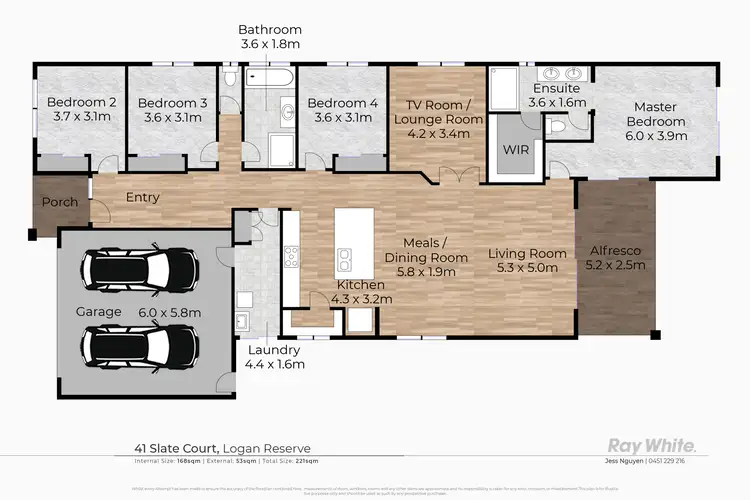 Floorplan of Homely house listing, 41 Slate Court, Logan Reserve QLD 4133