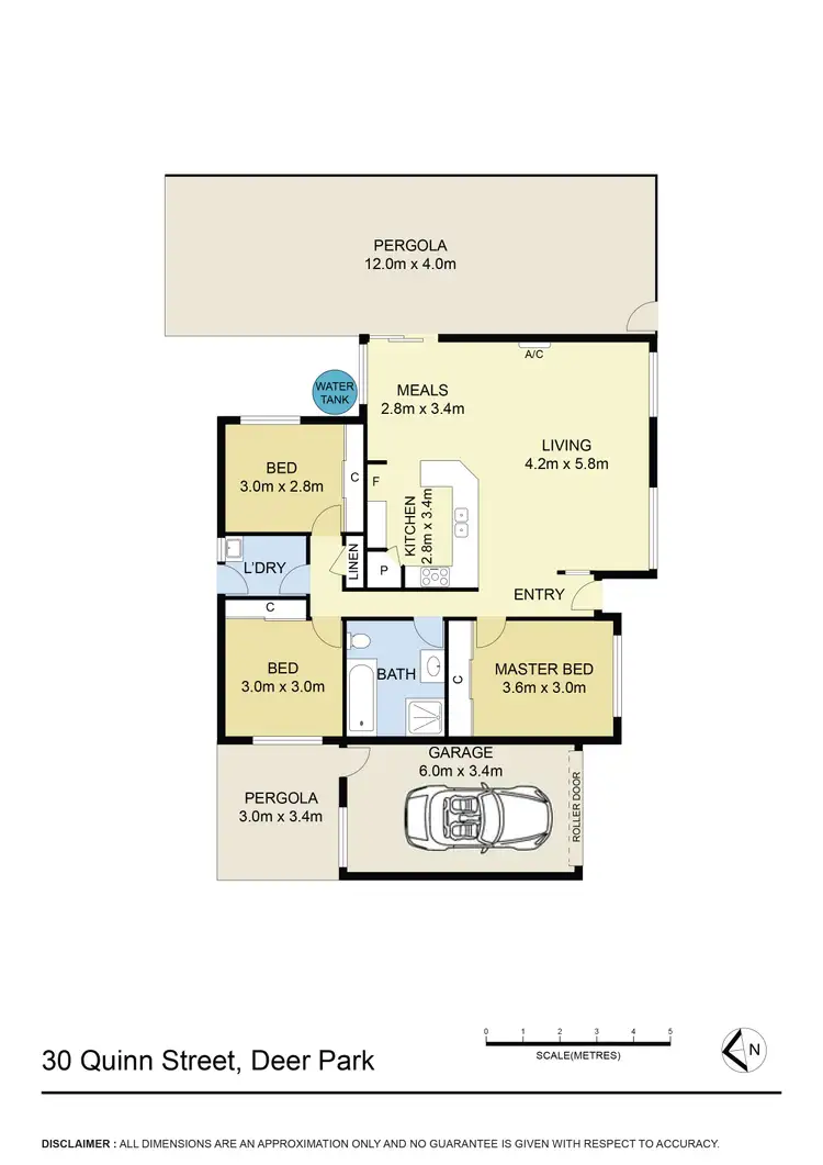 Floorplan of Homely villa listing, 30 Quinn Street, Deer Park VIC 3023