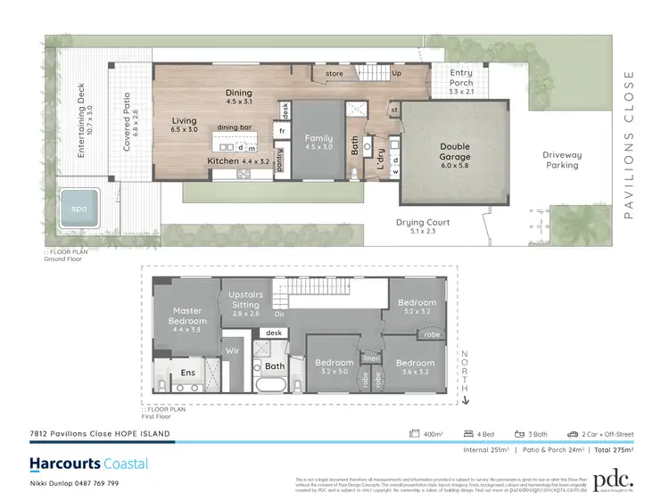 Floorplan of Homely house listing, 7812 Pavilions Close, Hope Island QLD 4212