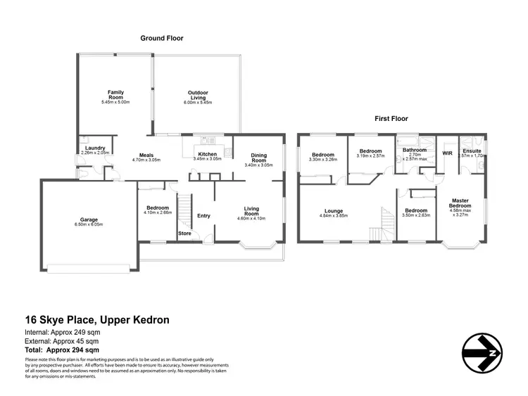 Floorplan of Homely house listing, 16 Skye Place, Upper Kedron QLD 4055