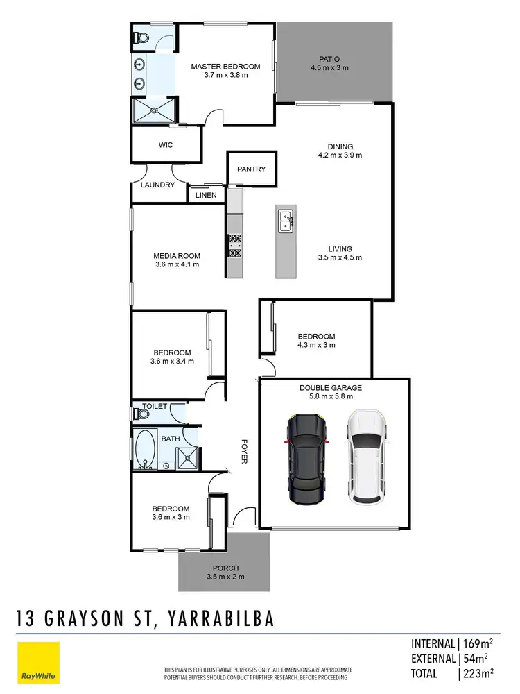 Floorplan of Homely house listing, 13 Grayson Street, Yarrabilba QLD 4207