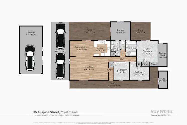 Floorplan of Homely house listing, 36 Allspice Street, Crestmead QLD 4132