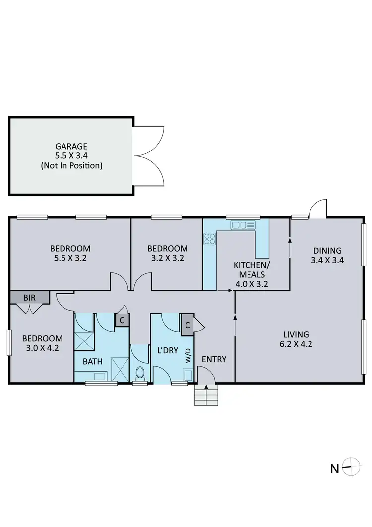 Floorplan of Homely house listing, 4/2 Winwood Drive, Ferntree Gully VIC 3156