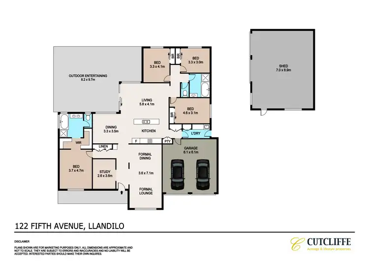 Floorplan of Homely rural property listing, 122 Fifth Avenue, Llandilo NSW 2747