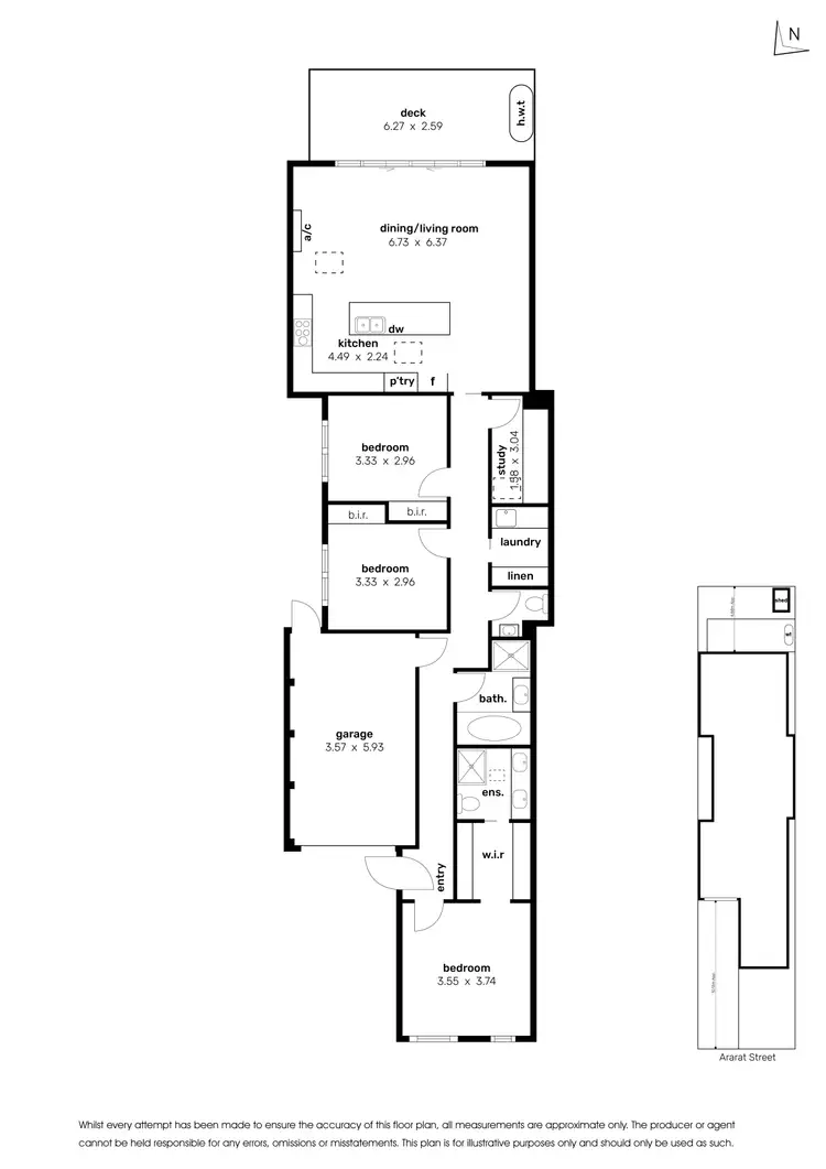 Floorplan of Homely unit listing, 21 Ararat Street, Altona North VIC 3025