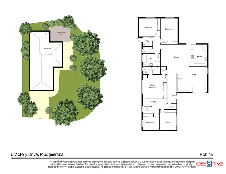 Floorplan of Homely house listing, 6 Victory Drive, Mudgeeraba QLD 4213