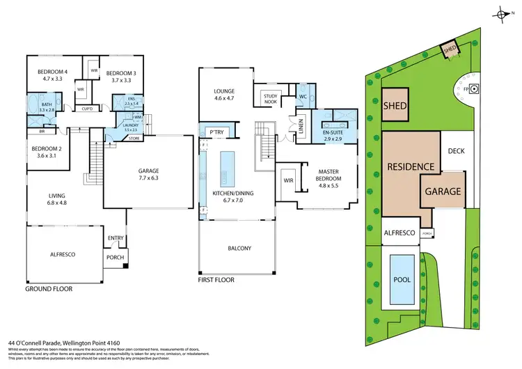 Floorplan of Homely house listing, 44 O'Connell Parade, Wellington Point QLD 4160