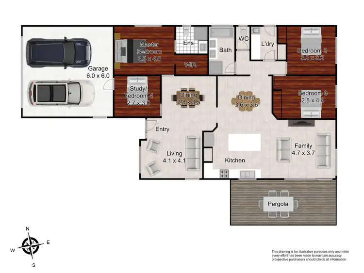 Floorplan of Homely house listing, 8 Raphael Street, Hallam VIC 3803