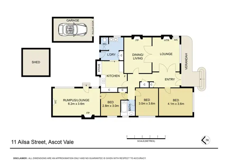 Floorplan of Homely house listing, 11 Ailsa Street, Ascot Vale VIC 3032