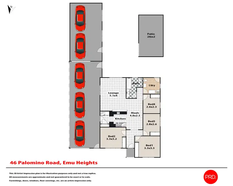 Floorplan of Homely house listing, 46 Palomino Road, Emu Heights NSW 2750