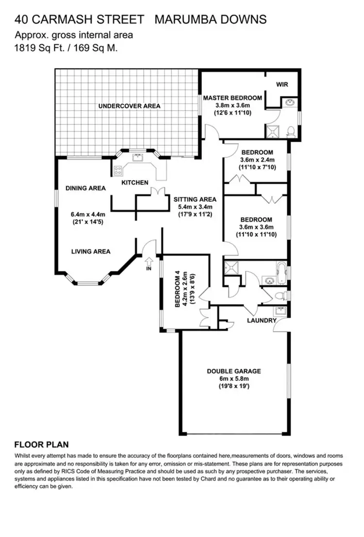 Floorplan of Homely house listing, 40 Camarsh Drive, Murrumba Downs QLD 4503