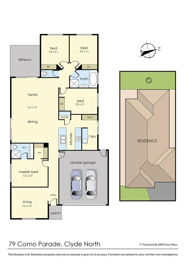 Floorplan of Homely house listing, 79 Como Parade, Clyde North VIC 3978