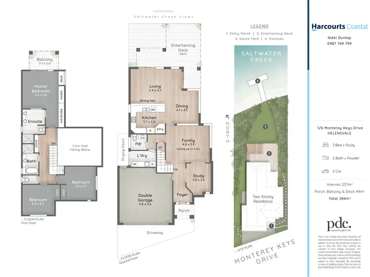 Floorplan of Homely house listing, 1/6-12 Monterey Keys Drive, Helensvale QLD 4212