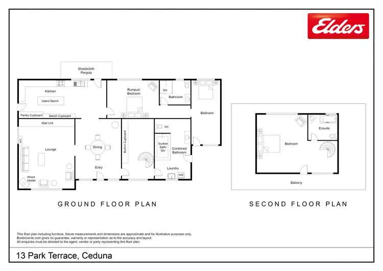 Floorplan of Homely house listing, 13 Park Terrace, Ceduna SA 5690