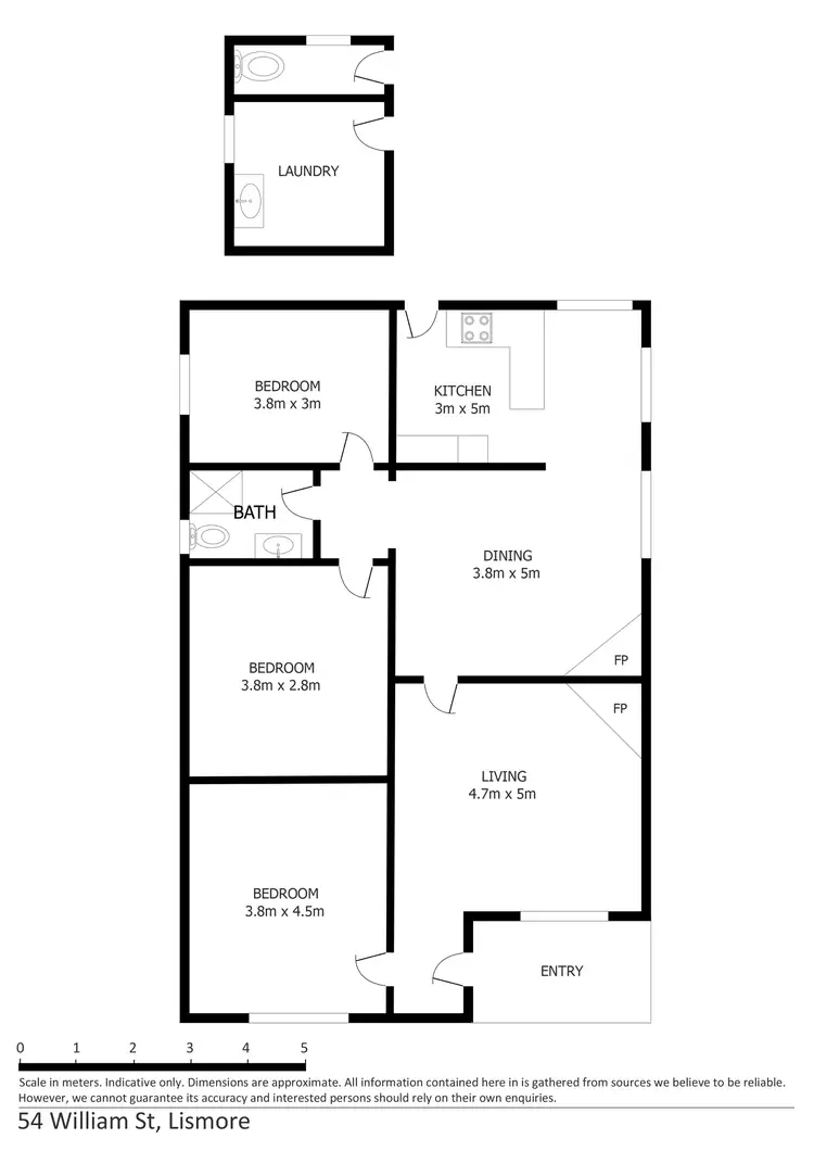 Floorplan of Homely house listing, 54 William Street, Lismore VIC 3324
