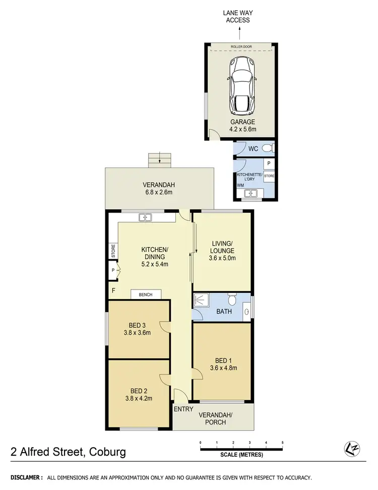 Floorplan of Homely house listing, 2 Alfred Street, Coburg VIC 3058