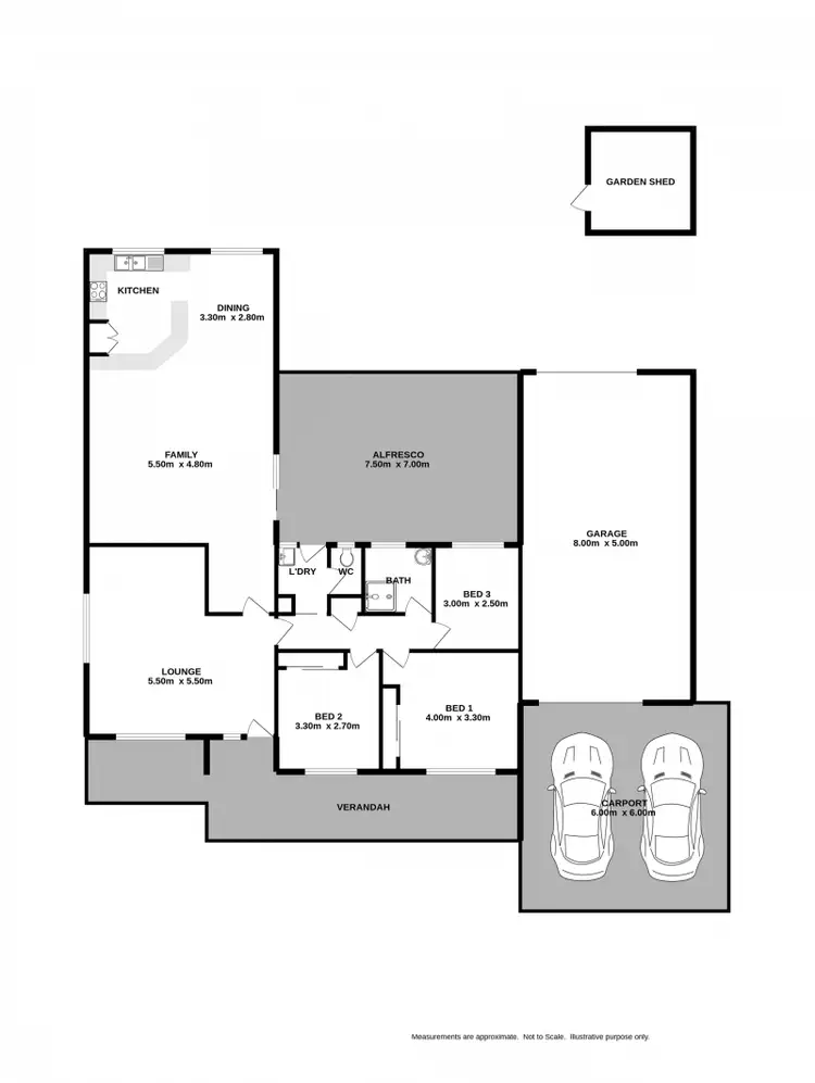 Floorplan of Homely house listing, 533 Regina Avenue, North Albury NSW 2640