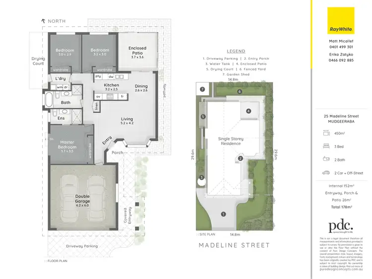 Floorplan of Homely house listing, 25 Madeline Street, Mudgeeraba QLD 4213