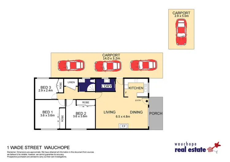 Floorplan of Homely house listing, 1 Wade Street, Wauchope NSW 2446