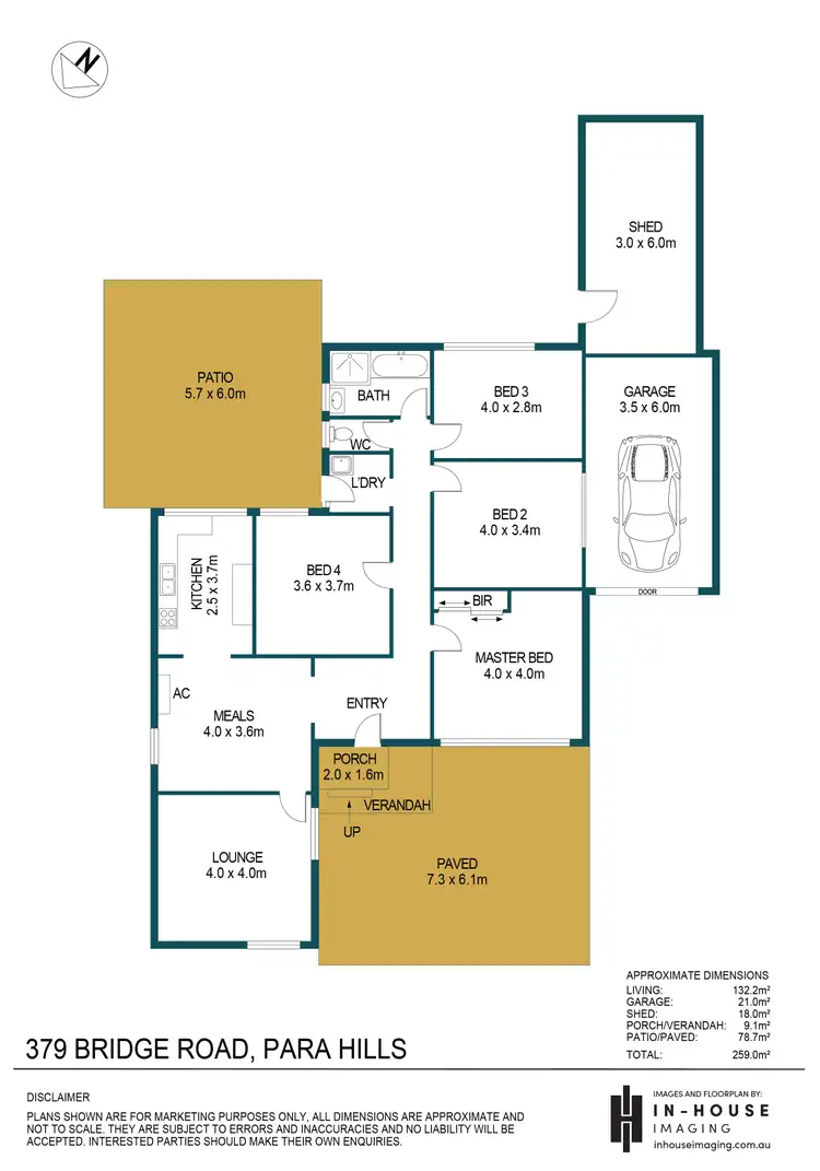 Floorplan of Homely house listing, 379 Bridge Road, Para Hills SA 5096