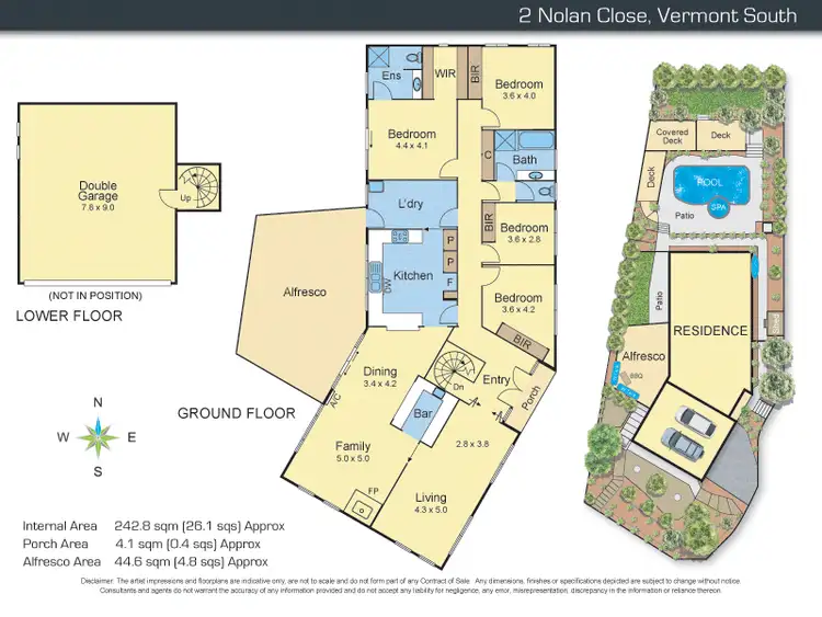 Floorplan of Homely house listing, 2 Nolan Close, Vermont South VIC 3133