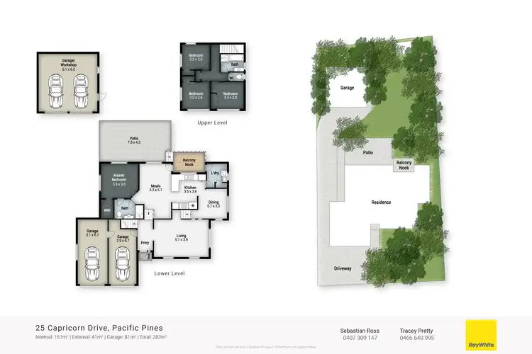 Floorplan of Homely house listing, 25 Capricorn Drive, Pacific Pines QLD 4211