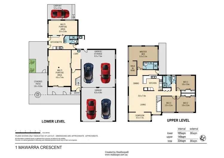 Floorplan of Homely house listing, 1 Mawarra Crescent, Ferny Hills QLD 4055