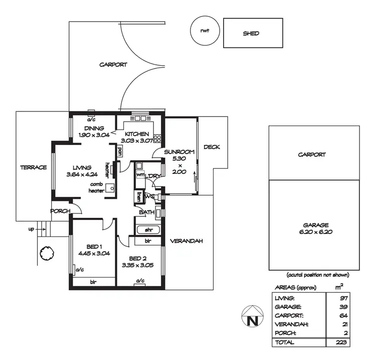 Floorplan of Homely house listing, 5 Cole Street, Clapham SA 5062