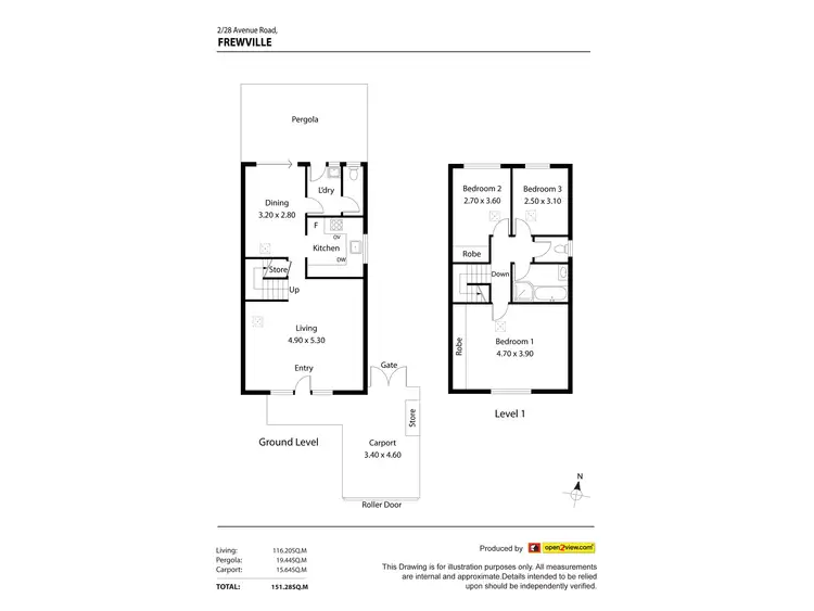 Floorplan of Homely house listing, 2/28 Avenue Road, Frewville SA 5063