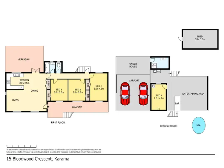 Floorplan of Homely house listing, 15 Bloodwood Circuit, Karama NT 812
