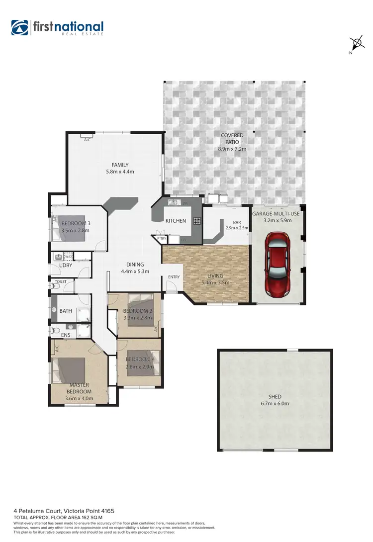 Floorplan of Homely house listing, 4 Petaluma Court, Victoria Point QLD 4165