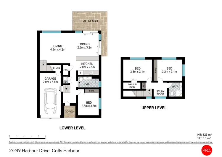 Floorplan of Homely townhouse listing, 2/249A-249C Harbour Drive, Coffs Harbour NSW 2450