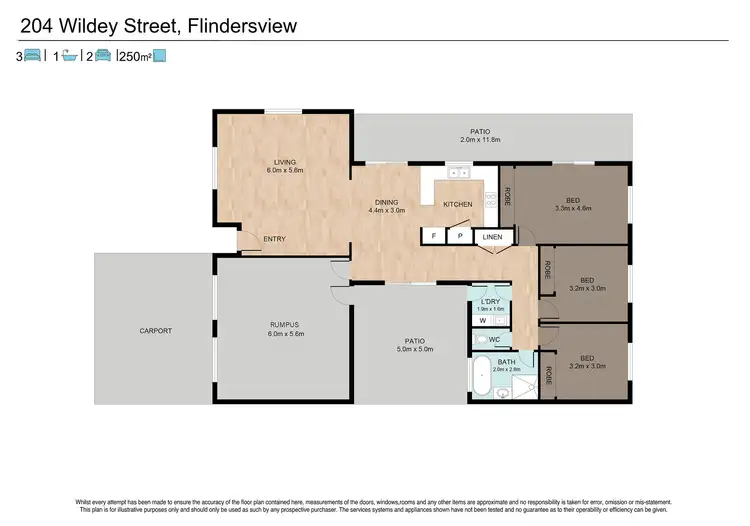Floorplan of Homely house listing, 204 Wildey Street, Flinders View QLD 4305