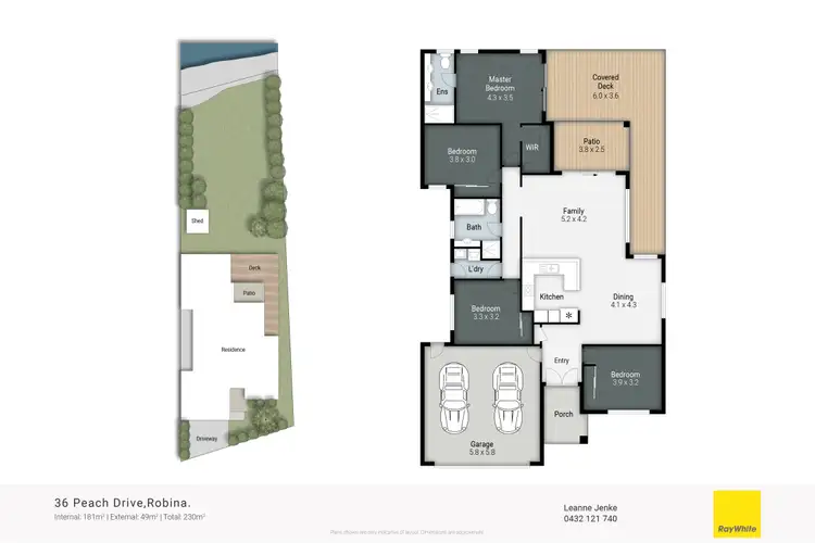 Floorplan of Homely house listing, 36 Peach Drive, Robina QLD 4226